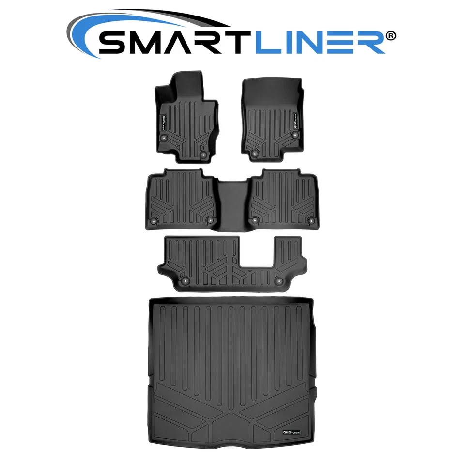SMARTLINER Custom Fit Floor Mats Cargo Liner 2020-2025 Mercedes Benz GLE Class Foto 1 de 4