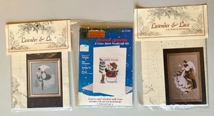 3 kits de puntadas-2 diferentes de encaje lavanda ángel victoriano + titanio tarjeta de felicitación de Navidad - Imagen 1 de 2