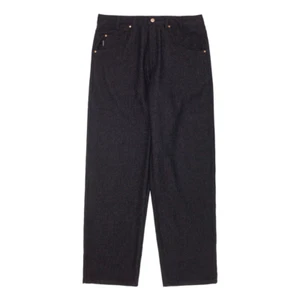 Pantalones de mezclilla negros holgados GX1000 para hombre - Imagen 1 de 5