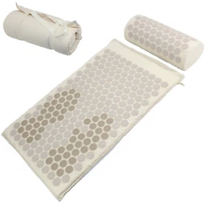 Akupressurmatte Akupunktur Set Nadelmatte Kissen Massage Matte Fußreflexzonen - Bild 1 von 14
