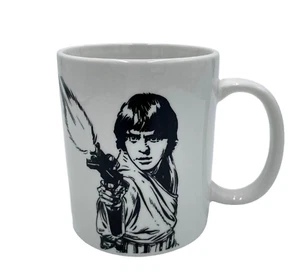 Zak! Taza de café Designs Star Wars 12 fl. oz blanco y negro LUKE SKYWALKER - Imagen 1 de 7