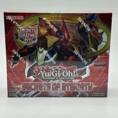 Yugioh Secrets Of Eternity 1st Edition Booster Box 24-Count TCG CCG Cards - Image 1 of 3