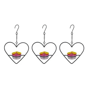 3 Pcs Hanging Feeder, Stackable Hanging Humming Bird Feeder with Metal1177 - Imagen 1 de 7