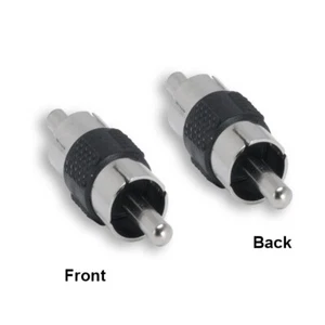 Kentek RCA Male Audio Adapter Coupler Connector Stereo for TV DVD VCR DVD DVR - Picture 1 of 1