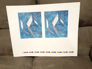 WFUNA GRÁFICO SIN CORTAR HAL GROAT 1974 ""CORREO AÉREO"" FIRMADO EN LA PLACA - Imagen 1 de 3
