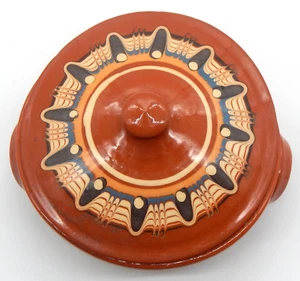 Vintage ceramica bulgara troyan redware vaso coperto zureen tirato smalto a goccia - Foto 1 di 8