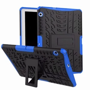 For Huawei Mediapad T3 9.6 T5 10.1/M5 Lite/SE Case Armor Rugged Stand Hard Cover - Picture 1 of 28