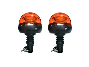 2x LED Rundumleuchte Warnleuchte 12V 24V R65 R10 flex Rundumkennleuchte 45 LED - Bild 1 von 11