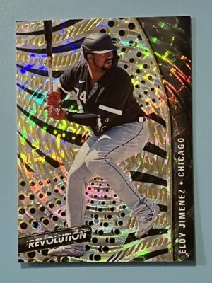 2021 Panini Chronicles Revolution Fractal Eloy Jimenez #98 Chicago White Sox - Image 1 of 2