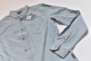 Ben Sherman UK Men's Long Sleeve Button Up Dress Shirt Blue Small - Picture 1 of 2