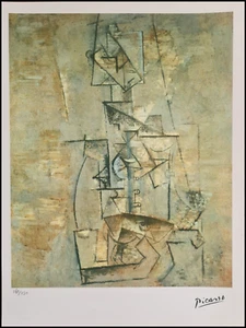 PABLO PICASSO * Miss Leonie...* 38 x 28 cm * signed lithograph*limited # xx/250 - Picture 1 of 9