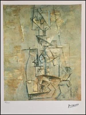 PABLO PICASSO * Miss Leonie...* 38 x 28 cm * signed lithograph*limited # xx/250 - Bild 1 von 4