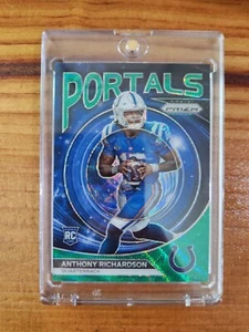 Anthony Richardson 2023 Panini Prizm Portals Green Wave Rookie Card Colts - Picture 1 of 3