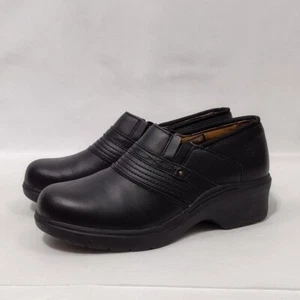 Ariat Safety Clog Steel Toe Shoes Womens 8.5C Black Work Casual Comfy Minimalist - Picture 1 of 14