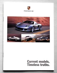 2004 PORSCHE FULL LINE SALES BROCHURE CATALOG ~ 40 PAGES ~ 6.25" X 8.25" - Picture 1 of 20