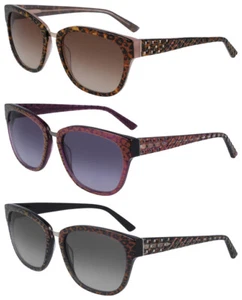 Bebe Women's Animal Print Soft Square Sunglasses w/ Gradient Lens - BB7207 - Picture 1 of 5