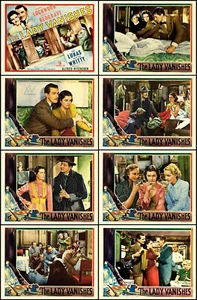 THE LADY VANISHES HITCHCOCK Juego Completo de 8 Impresiones Individuales 11x14 LC 1938 - Imagen 1 de 1