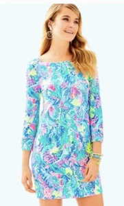 Lilly Pulitzer UPF+ 50 Sophie Kleid Damen Mini S Multi Mermaids Cove 17412 - Bild 1 von 7