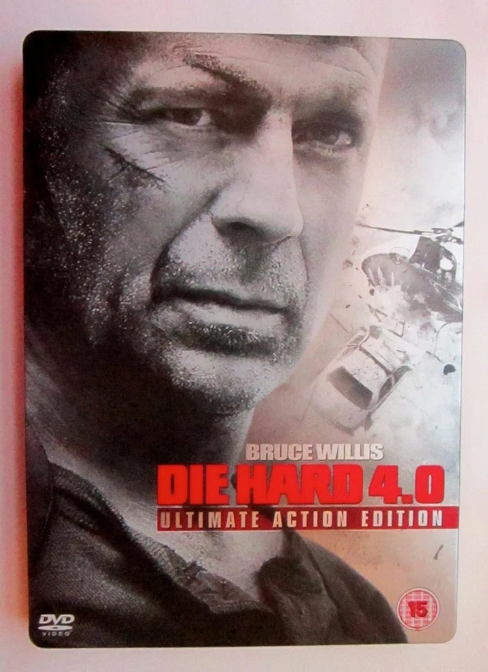 DIE HARD 4.0 ULTIMATE ACTION EDITION DVD STEELBOOK Movie Film New & Sealed UK R2 - Image 1 of 1