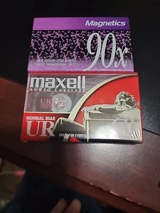 Maxell UR 60 Normal Bias Blank Audio Cassette Tape [Brand New]+Magnetics Blank - Imagen 1 de 3