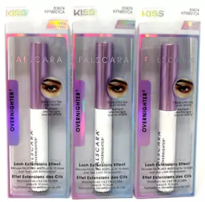 (3) Kiss Falscara Overnighter Lash Extensions Effect New In Packaging 83674 - Picture 1 of 3