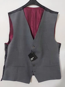 MEN'S GIBSON LONDON WAIST COAT 46 REGULAR (PRODUCT CODE-14W) GREY NEW - Picture 1 of 4