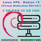 Debian OS Virtual Dedicated Server - 2GB RAM, 50GB Disk Space