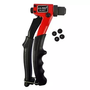 Single Hand Compact Pot Pop Riveter Rivet Riveting Tool 2.4mm - 4.8mm AT725 - Picture 1 of 2