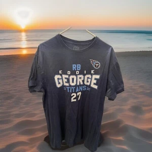 Rare Tennessee Titans T-Shirt Men’s XLarge Short Sleeve Cotton Eddie George - Picture 1 of 5