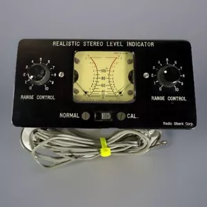 Realistische Stereo Pegelanzeige von Radio Shack Audio Corp ungetestet RAR - Bild 1 von 6