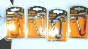MOSQUETONES DE ALEACION ALUMINIO 66mm X 7mm LLAVERO KEY VARIOS COLORES - Imagen 1 de 5