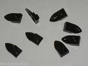 LEGO black Plate 1 x 1 with Tooth 49668 / Set 7781 7787 7783 7621 7623 10193 ... - Picture 1 of 1