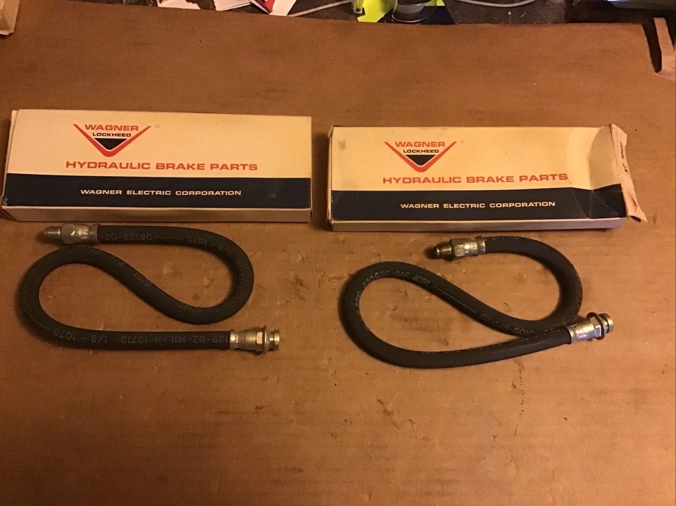 Oldsmobile F85 1962-63 mangueras de freno trasero nuevo par Wagner  Foto 1 de 4