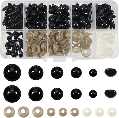 BESUCHE DEN TOAOB THE ONE AND ONLY BABY-STORE TOAOB 110 Stück Sicherheitsaugen Und Sicherheitsnasen Für Häkeltiere 6Mm 8Mm 9Mm