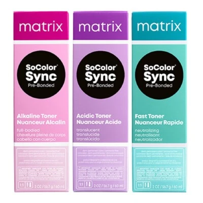 MATRIX SYNC DEMI Crema Permanente Color de Cabello 2oz NUEVO (Elige Tono) Foto 1 de 2