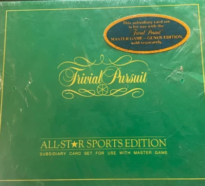 Trivial Pursuit All Star Sports Edition Preguntas Suplemento al Juego Maestro Foto 1 de 3