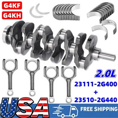 Kit de reconstrucción de motor G4KH G4KF - Kit de cojinete de varilla de cigüeñal para Hyundai Kia 2.0T Foto 1 de 4