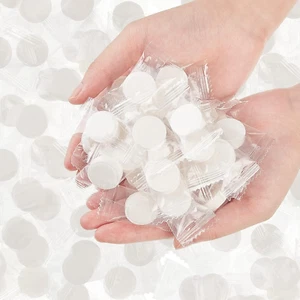 1500 Pcs Mini Compressed Portable Towel Disposable Coin Tissues Bulk Cotton Tiss - Picture 1 of 12