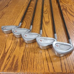 Pal Joey PJ Collection LH 4,6,7,8,Wedge Irons Red Kangaroo Aldila Low Torque Sh. - Picture 1 of 9