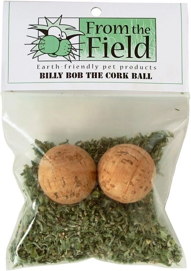 From The Field Organic Catnip Billy Bob The Cork Balls Kit Mix Bag USA Made Cat - Image 1 of 1