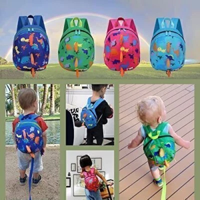 Kids Baby Toddler Walking Safety Harness Backpack Security Strap Bag With Reins