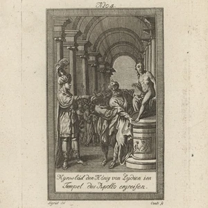 Perser König Kyros Achämeniden Antike Weltgeschichte Orig Kupferstich 19 Jhd - Bild 1 von 3