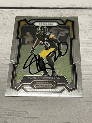 Tarjeta firmada por Patrick Peterson Panini Prizm certificado de autenticidad JSA IP autografiada Steelers a Foto 1 de 3