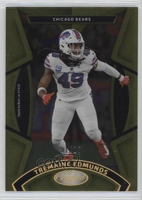 2023 Certified FOTL FOTL Mirror Gold /15 Tremaine Edmunds #58 - Image 1 of 2