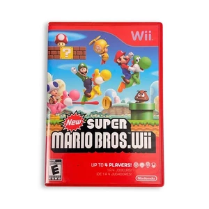 New Super Mario Bros. Wii (Nintendo Wii, 2009) CIB Compete Handbuch KOSTENLOSER VERSAND - Bild 1 von 3