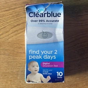 Clearblue Advanced Digital Ovulationstest 10 Tests Ablaufdatum: 7/2027 - Verpackung beschädigt - Bild 1 von 4