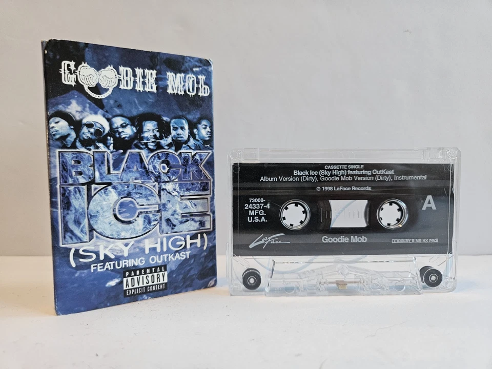 GOODIE MOB - BLACK ICE (SKY HIGH) ft. OUTKAST (1998) CASSETTE TAPE SINGLE (RARE) - Image 1 of 1