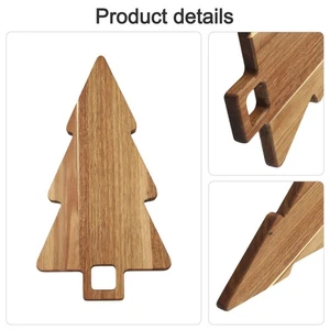 Tagliere in legno di acacia bifacciale per preparazione pizza e frutta Halloween - Picture 1 of 21