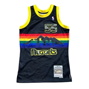 1991-92 Mitchell And Ness Dikembe Mutombo Denver Nuggets Jersey Adult Size Small - Picture 1 of 7