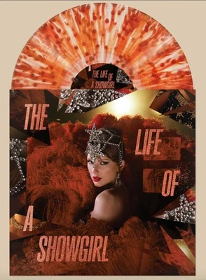 TAYLOR SWIFT The Life Of A Showgirl Red Lipstick & Lace Transparent Vinyl LP NEW - Image 1 of 4